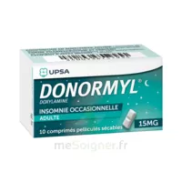 Donormyl 15 Mg Comprimés Pelliculés Sécables T/10 à Vélines
