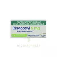 Bisacodyl Eg Labo Conseil 5 Mg Comprimés Enrobés Gastro-résistant Plq Pvc/alu/30 à Vélines