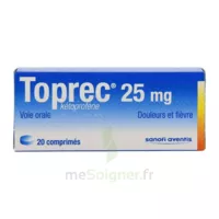Toprec 25 Mg Comprimés Plq/20 à Vélines