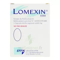 Lomexin 600 Mg Caps Molle Vaginale Plq/1 à Vélines