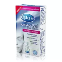 Optone Actimist Spray Oculaire Yeux Secs + Irrités Fl/10ml à Vélines